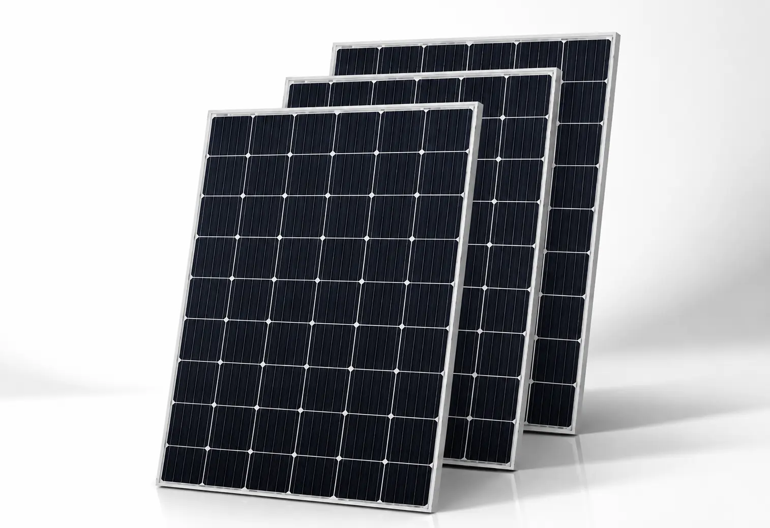 Monocrystalline solar panels